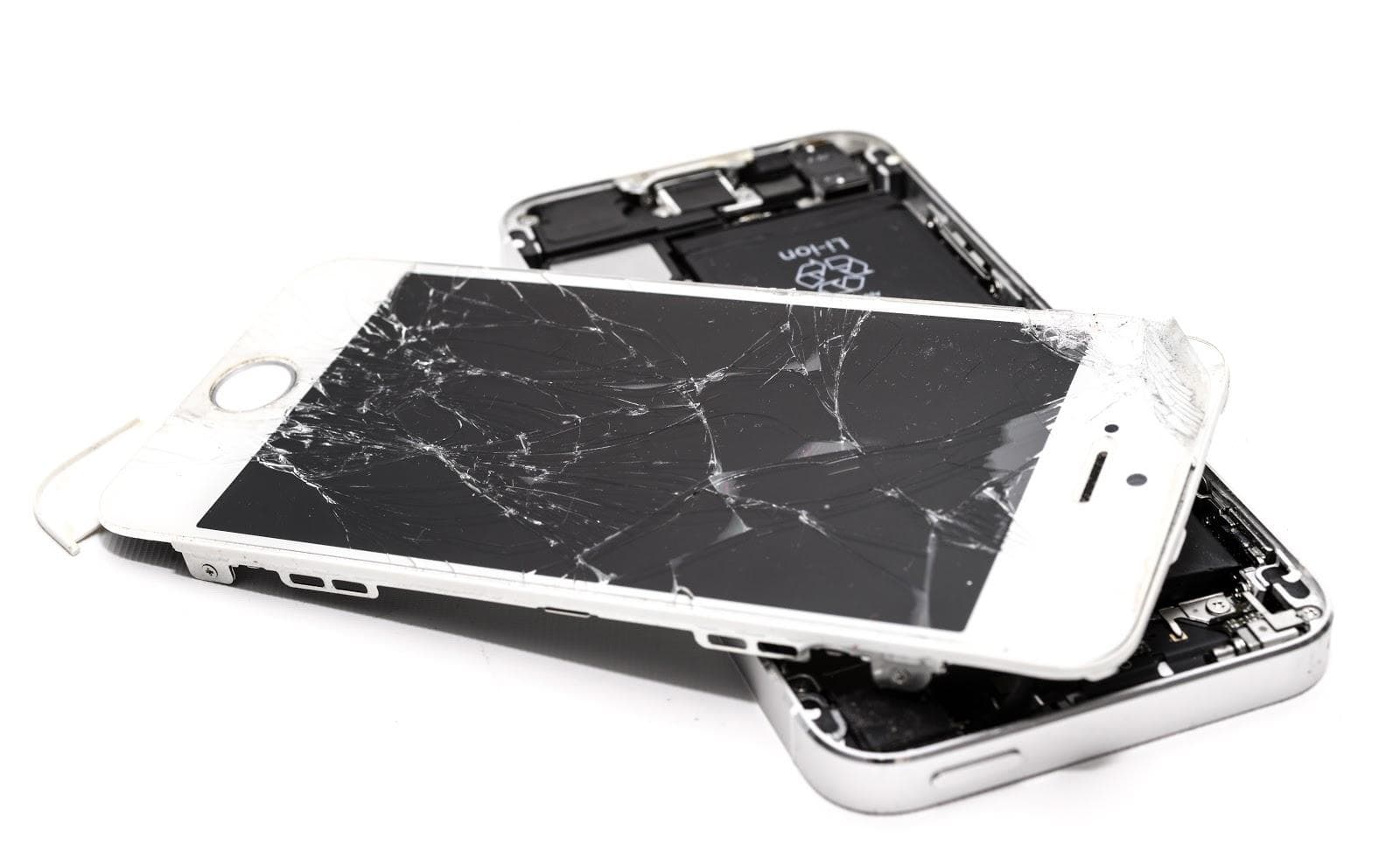 破碎的 iPhone