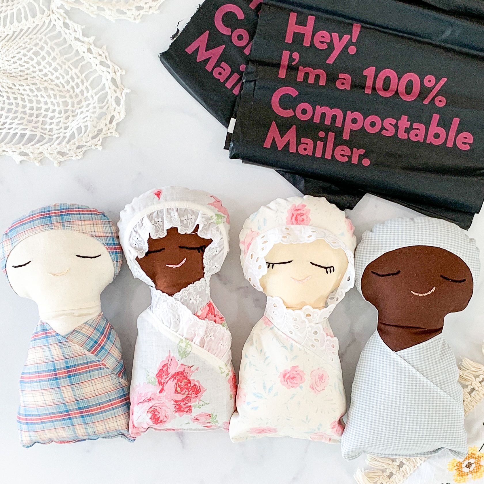 Hardy Homemade: دمى صغيرة ثمينة من أقمشة إرثية معاد تدويرها