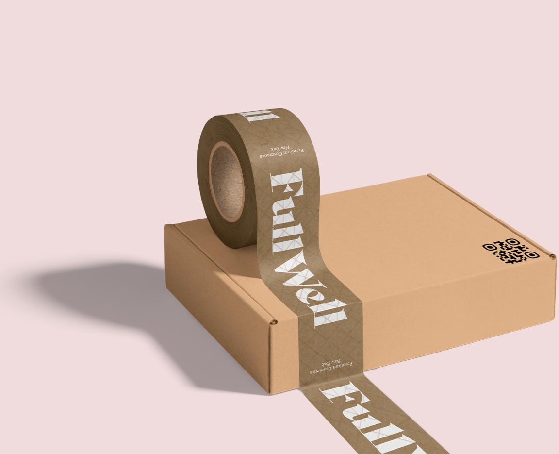 Swiftly Seal Your Packaging with tendlyn’s Custom Reinforced Gummed Tape!